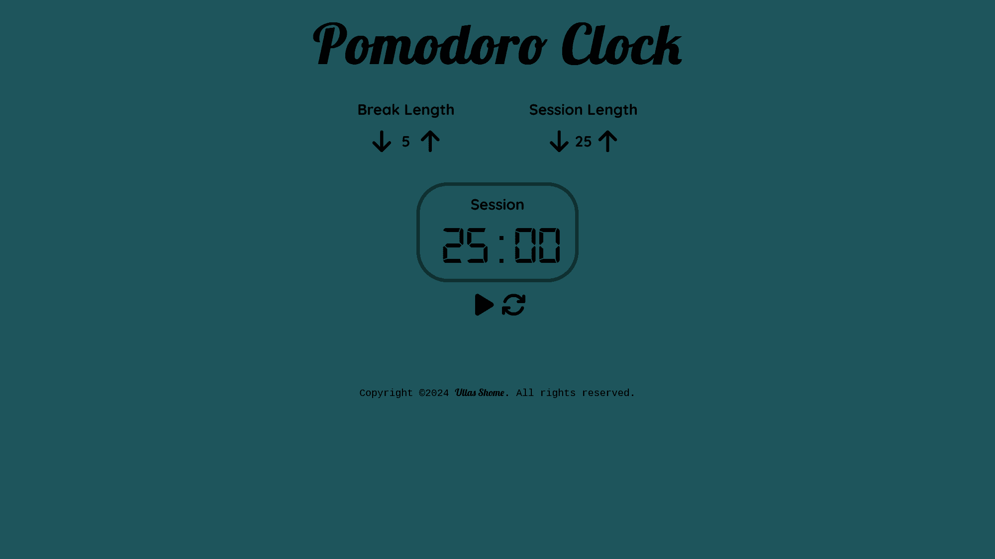 Pomodoro Clock
